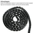 thumbnail image 4 of Spiral Winding Cable Management 3 Meters 9.8ft 28mm Cord Organizer PE Flexible USB Cable Computer Wire, 4 of 5