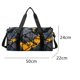 thumbnail image 2 of Bolsa de gimnasio deportiva con compartimento para zapatos y bolsillo húmedo, bolsa de lona impermeable para el fin de semana durante la noche, 2 of 5