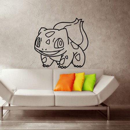 New Bulbasaur Pokemon GO DIY Removable Art Vinyl Quote Wall Stickers ...