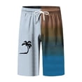 thumbnail image 2 of Kcolen Swim Trunks Men 5 Inch Inseam Gradient Swim Shorts Light Mens Bathing Suit 9 Inch Inseam Mens Swim Trunks Beach Summer Fashion Men Swim Brief, 2 of 4