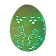 thumbnail image 2 of Small Light-Up Ceramic Egg Decoration, Green, Easter by IEPOFG Fashion, 2 of 6