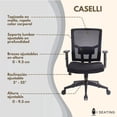 thumbnail image 2 of Silla Oficina Ejecutiva I Seating con Soporte Lumbar Caselli Ergonómica, 2 of 3