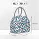 thumbnail image 2 of Disketp Cute Rabbit Easter Bolsa Térmica para Almuerzo, Lonchera con Abertura Amplia y Gran Capacidad, Organizador Reutilizable para Mujeres, Hombres y Adultos, 2 of 6