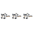 thumbnail image 1 of 30 Pcs SS22F25-G7 2 Position DPDT 2P2T Panel Mount Mini Slide Switch Solder Lug,30 x Slide Switch,Silver Tone & Black, 1 of 6