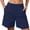 ZA-Dark Blue-shorts for women, variant on YanHoo Plus Size Shorts for Women High Waist Solid Color Short Pants Summer Casual Work Business Shorts with Pockets