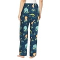 thumbnail image 3 of Balery Tropical Animals print Women's Pajama Pants,Ultra Lightweight Pjs,Lounge Pant-X-Large, 3 of 9