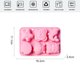 thumbnail image 2 of 6 formas de dibujos animados como búhos, delfines y conchas, moldes de silicona, moldes para tartas de chocolate con cubitos de hielo., 2 of 5