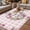 Pink, variant on Spring Floral Outdoor Rug for Patio/Deck/Porch, Non-Slip Large Area Rug 4 x 6 Ft, Watercolor Easter Eggs Wreath Plants Beige Indoor Outdoor Rugs Washable Area Rugs, Camping Rug Carpet Runner