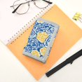 thumbnail image 7 of JIALIOU Nylon Trifold Card Wallet with ID Window Zipper Pocket for Men Women Teen Blue Yellow Rose, 7 of 7