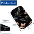 thumbnail image 4 of Bats Soft Furry Printed Car Armrest Mat Pad Accessory, 12.5x8.2 Inch Comfortable., 4 of 6