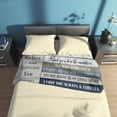 thumbnail image 5 of Gifts for Dad from Daughter to My Dad Blanket Best Gift for Fathers Day Birthday Christmas Valentines Day Bday Present Idea for Father Husband Men Him Healing Thoughts Throw Blanket 50x60 Inch, 5 of 7