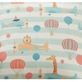 thumbnail image 5 of Fennco Styles Flying Animals Design Decorative Filled Throw Pillow 16" W x 16" L - Multicolored Cushion for Kids Room, Playroom, Bedroom, Living Room, Nursery, Office Décor, 5 of 5