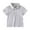 Grey, variant on Boys Flannel Shacket Solid Short Sleeve Lapel Button Down Design Casual Outerwear Loose Fit Boys Tops Toddler Boys Girls Spring Summer Daily Fashion Top