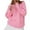 1-Pink, variant on Women's Long Sleeve Chunky Sweaters Fall Winter Essential Clothes Casual Loose Fit Crewneck Knitted Pullover Sweaters