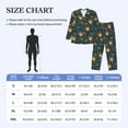 thumbnail image 4 of Sikiie Cute plant fox Mens Pajama Set, Soft Warm Long Sleeve Sleepwear, Cozy Button-Down Pjs for Men-X-Large, 4 of 7