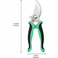 thumbnail image 4 of 1Pcs Garden Pruner, Garden Scissors, Branch Cutter, For Fresh Branches and Twigs, Non-Stick Coating, Stainless Steel, Professional, Solid, Green, 4 of 4