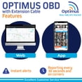 thumbnail image 4 of Rastreador GPS Optimus Plug-in para coches con cable de extensión, 4 of 5
