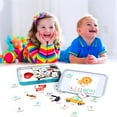 thumbnail image 4 of freestylehome Wooden Magnetic Letters and Numbers Toys Kids Fridge Magnets ABC Alphabet Word Flash Cards Spelling Counting Game Learning Toys, 4 of 5