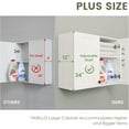 thumbnail image 5 of FIMELLO 30’’ Laundry Room Cabinets, Laundry Wall Cabinet Storage, Barn Door Kitchen Wall Cabinets with Doors and Shelves, Wall Mounted Cabinet for Laundry Room, Kitchen, Dinning Room, Bathroom, White, 5 of 9