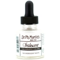 Dr. Ph. Martin's Iridescent Calligraphy Color, 1.0 oz, Iridescent White (12R)
