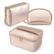 thumbnail image 1 of Set de bolsitas de maquillaje MAANGE, portátil, de viaje, impermeable, color oro rosa, 1 of 7