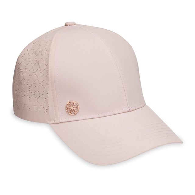 Gorra de béisbol Gaiam rosa transpirable con protección solar y control de sudor