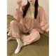 thumbnail image 1 of Pijama de manga larga con encaje dulce estilo retro de estilo coreano de otoño para mujer, 1 of 6