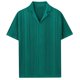 thumbnail image 4 of pstuiky camisetas de hombre, Camisa de punto de manga corta para hombre, cárdigan informal con botones y solapa de manga corta. camisas casuales para hombre xxxl, 4 of 9