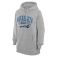 thumbnail image 2 of Women's G-III 4Her by Carl Banks  Heather Gray Minnesota Timberwolves Filigree Logo Pullover Hoodie, 2 of 3