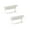 White, variant on SDFGTstore Selfadhesive 4 Slot Toothbrush Rack With Strong Adhesive Wall Mounted Bathroom Storage For Toothpaste And Accessories 2X