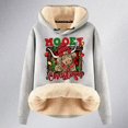 thumbnail image 4 of WILLBEST Sudadera Deportiva para Mujer, Estilo Vaquero Navideño, con Estampado Navideño Femenino y Diseño Grueso X-Grande, 4 of 4
