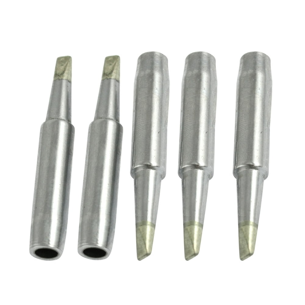 5 Pcs Replaceable 3mm Chisel Width Soldering Solder Iron Tip 900MT3