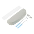 thumbnail image 1 of Estuche para gafas de sol de automóvil Unique Bargains para Peugeot 308 2014-2026, soporte para gafas de sol, caja de almacenamiento ABS gris, 1 juego, 1 of 7