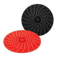 thumbnail image 2 of 2xtapis Réutilisable pour Friteuse à Air Chaud Tapis en Silicone Antiadhésif Panier Carré Rond - Rond, 2 of 7