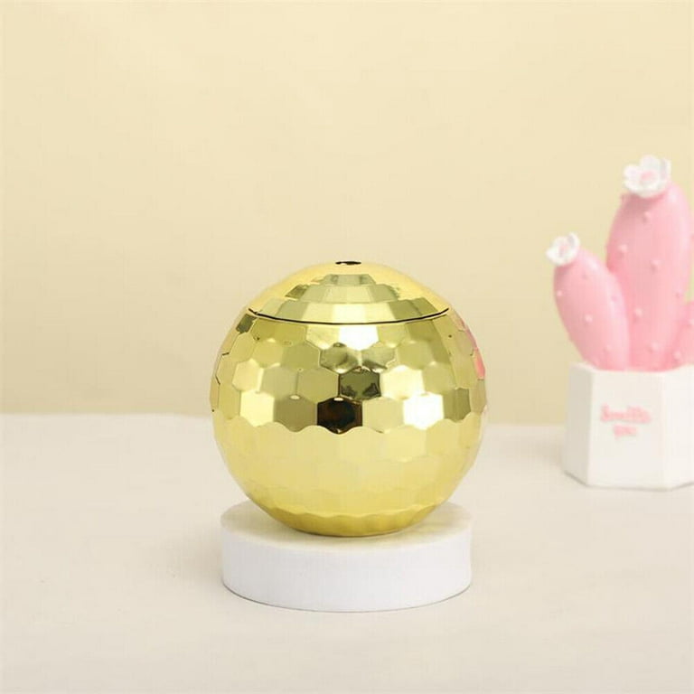 Disco Ball Drinking Balls Cups Cocktail Party Novelty Fun With Straw Round  Party
