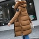 thumbnail image 5 of Abrigos de invierno para mujer Sólido Casual Más grueso Invierno Slim Down Lammy Chaqueta Abrigo Abrigo Odeerbi ODB-3, 5 of 7