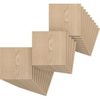 Ekena Millwork 7 3/4"W x 7 3/4"H x 1/4"T Wood Hobby Boards, Red Oak (25-Pack)