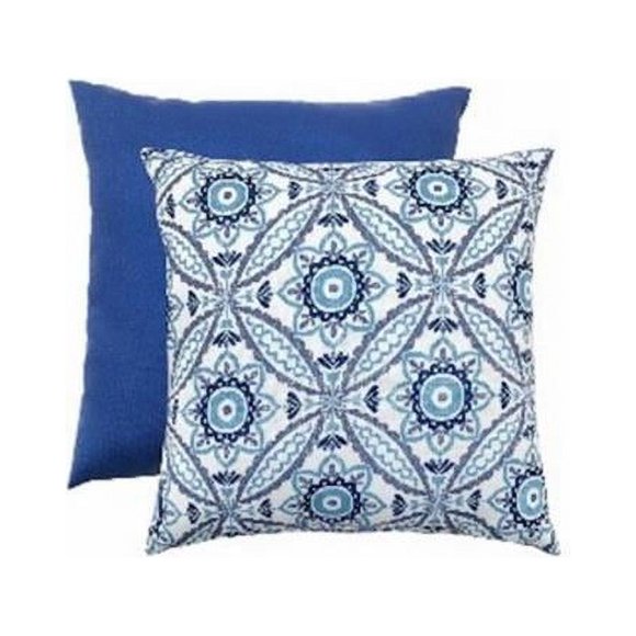 J&J Global 120772 Medal Toss Pillow, Blue - Pack of 12
