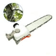 thumbnail image 2 of High Branches Chain Saw Lawn Mower Weeder Hedge Accessories Cutter Brush Parts 12"/10" Gear Head Gearbox Tree Pole Chainsaw ,2 IN 1 Trimmer & Edger, 2 of 7