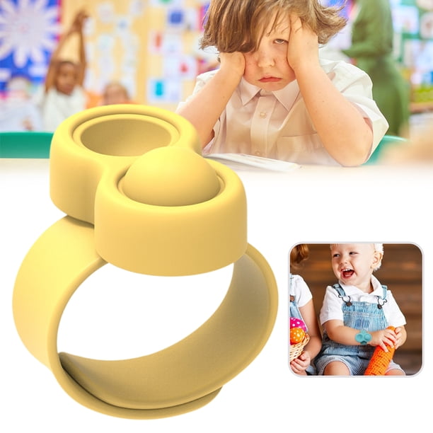 Push Bubble Slap Pulsera Juguete Impermeable Silicona Descompresión Juguete Automático Rebote Extrusión Burbuja Juguete Para Niños Sweethay FN007905-01