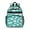 Turquoise Daisy Flower-2, variant on Turquoise Daisy Flower Yellow Centers Pattern Backpack for School,Cute School Bag,Schoolbag with Adjustable Shoulder Straps & Padded Back,15.25"x11.5"x5.25"