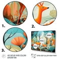 thumbnail image 3 of Designart art Mural Mi-Siècle, Nature Mod Bleu Mi-Siècle, Grand art Mural Abstrait Mi-Siècle, Toile d'Art Mural Moderne Mi-Siècle Sarcelle, 32x16 Pouces, 3 of 5