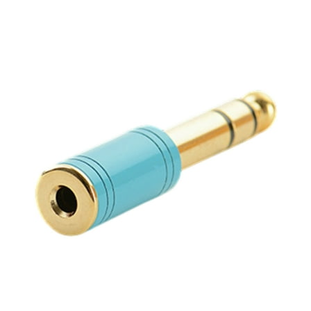 1Piece 3.5 to 6.35 Audio and Video Adapter 6.5mm to 3.5mm Large to Small Plug
