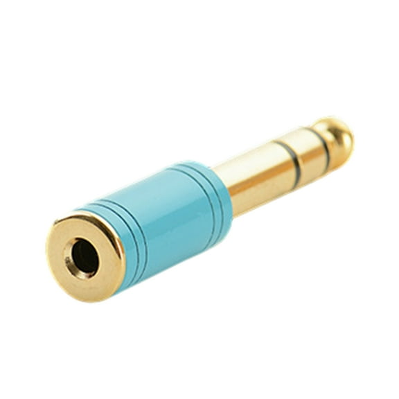 YIEMEEN 1Piece 3.5 to 6.35 Audio and Video Adapter 6.5mm to 3.5mm Female Audio Adapter for Speaker Audio Adapter Stereo Plug