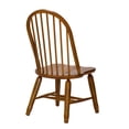 thumbnail image 5 of Liberty Furniture Treasures Solid Wood Bow Back Side Chair in Rustic Oak, 5 of 8