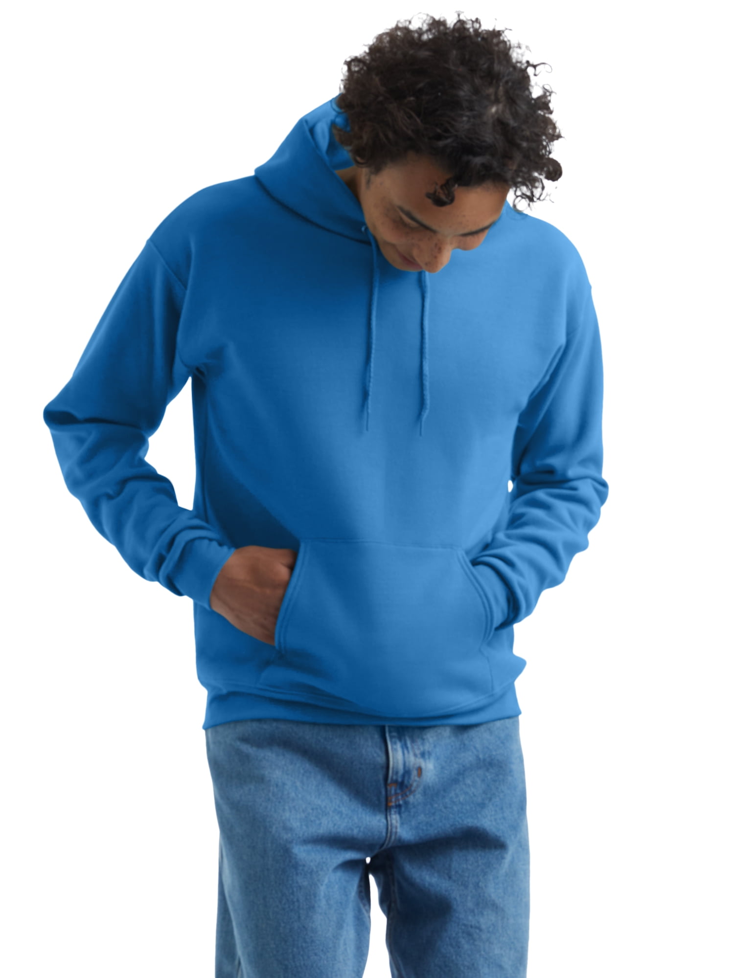 Hanes men's ecosmart fleece zip pullover hoodie with front pocket sale