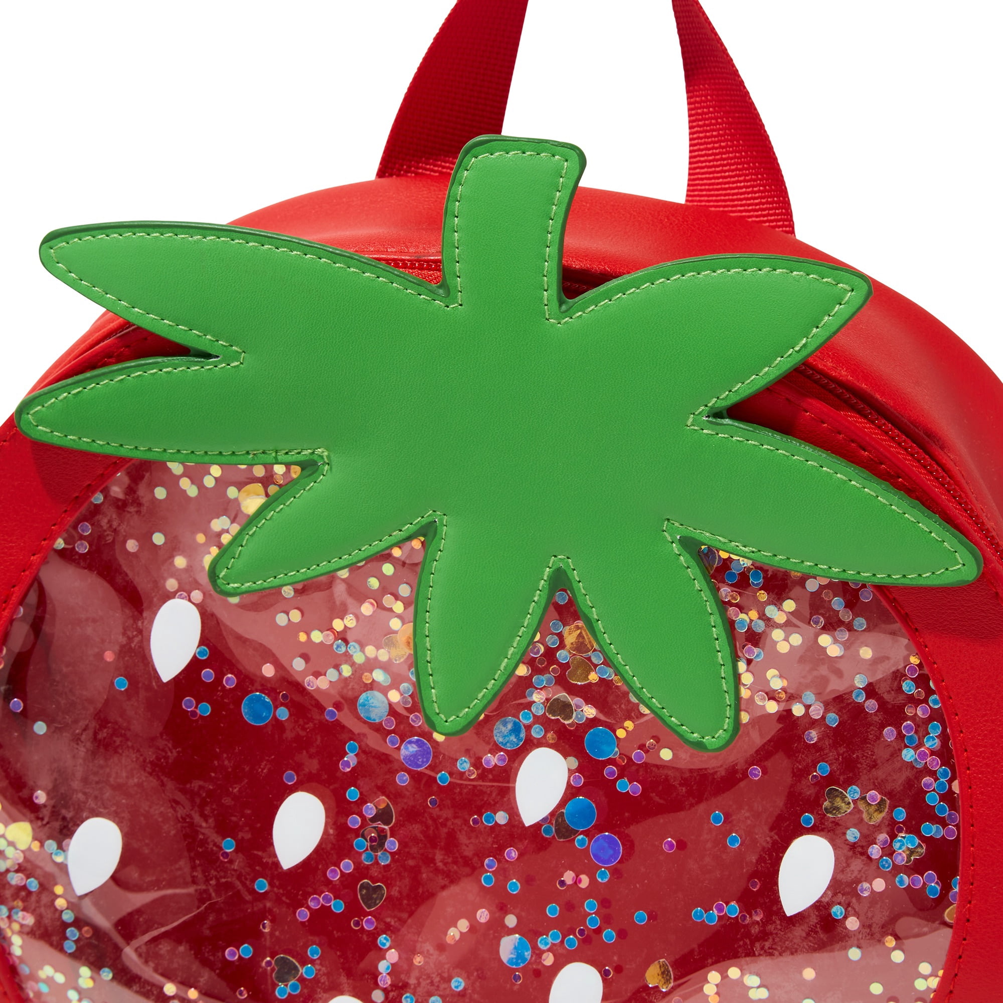 Claire's - Brandclub - Girl's Sparkly Strawberry Shaped Zipper