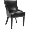 thumbnail image 5 of SAFAVIEH Lotus 19''H Side Chair, Black/Silver Nail Heads, Set of 2, 5 of 5