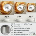 thumbnail image 4 of Designart "Shimmering Beige Pottery Circles I" abstract spirals Square Mirror For Wall Decor - Large Beige Square Printed Wall Mirror Art - Square Modern Mirror - Wall Mounted Square Mirror, 4 of 5