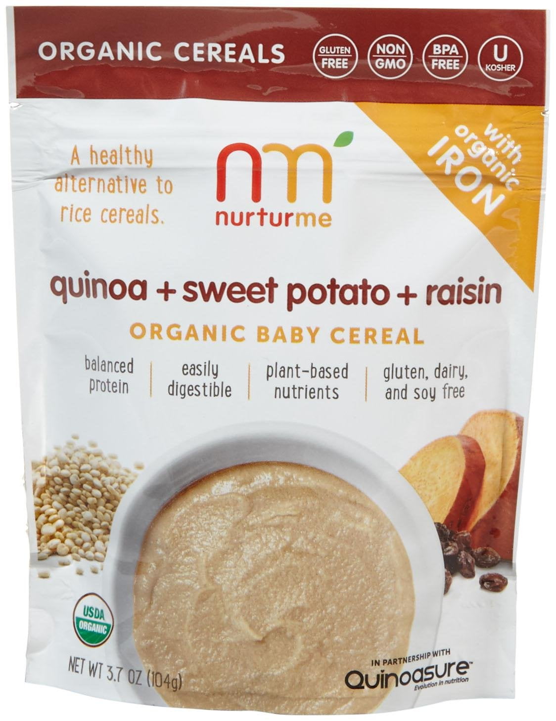 nurturme organic quinoa baby cereal